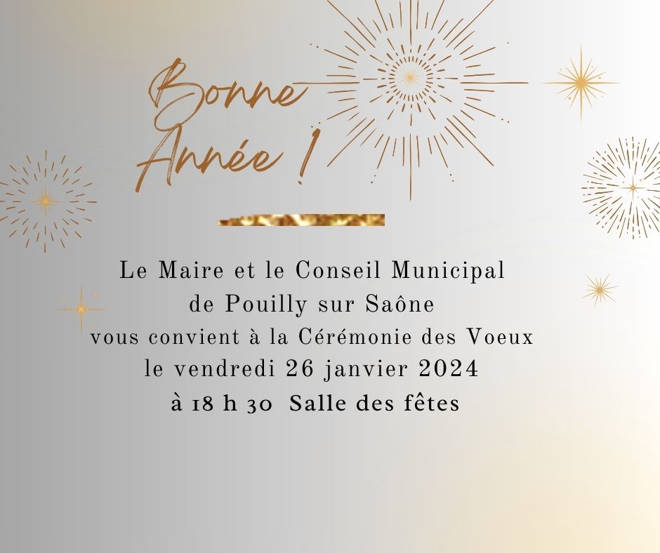 invitation aux voeux du Maire