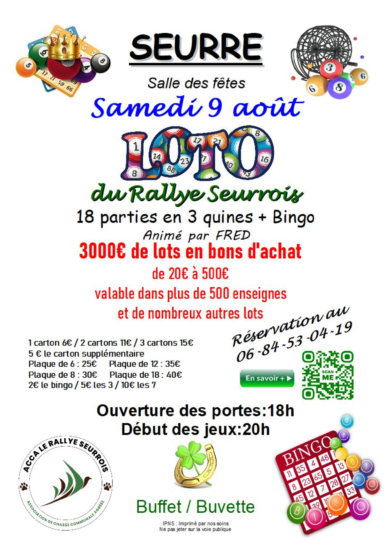 affiche loto du 09.08.2025