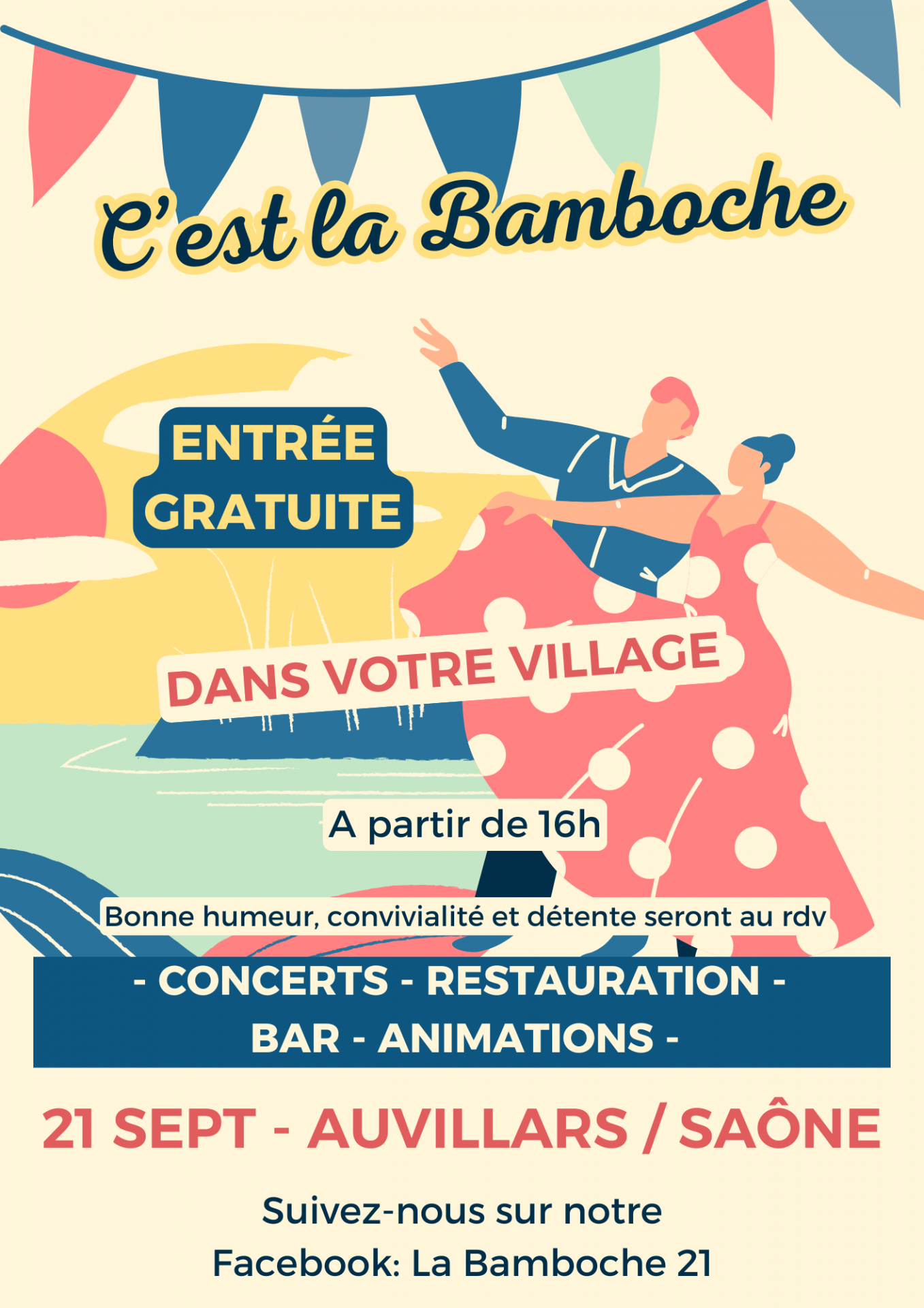 affiche "c'est la bamboche"